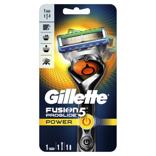 Gillette Fusion 5 Proglide Flexball Power Ξυριστική Μηχανή που Προσαρμόζεται στις Καμπύλες του Προσώπου για Καλύτερο Αποτέλεσμα 1 Τεμάχιο